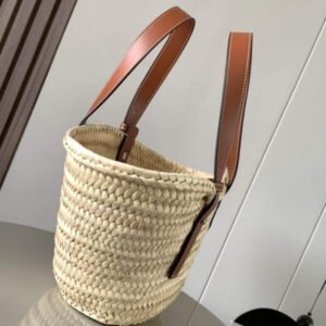 Affordable Loewe Basket Bag Palm Leaf And Calfskin | Bags Dubai - Luxury Master Copy Dubai